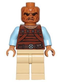 LEGO Minifigure -- Weequay Skiff Guard (75020)-Star Wars / Star Wars Episode 4/5/6 -- SW0487 -- Creative Brick Builders